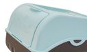 Novaliv, 2 stuks, grote (9 liter) turquoise groentebak, geschikt voor aardappelen, opbergbox, voorraadpot, container voor fruit, fruitschaal