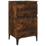 VidaXL Nachtkastje 40x35x70 cm Gerookt Eikenkleurig