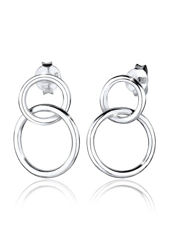 Elli Oorbellen Cirkel Geo Minimal 925 Sterling Zilver