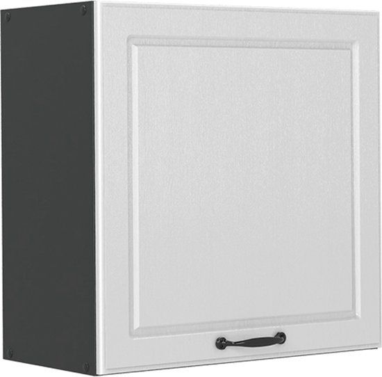 Vicco Hangkast R-Line, Wit landelijk/Antraciet, 60 cm met 1 deur