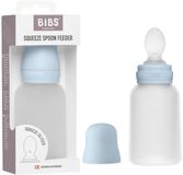 BIBS Knijplepel voor zelf voeden - 6+ mnd - Baby Blue