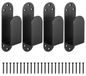 Ensemble de 4 supports de barre de porte pour bois de 2 x 4 pouces