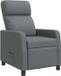 vidaXL - Relaxfauteuil - Grijs - Kunstleer