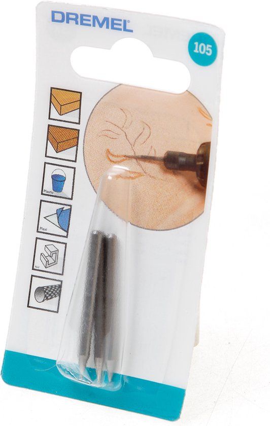 Dremel 105 Graveerfrees 0,8 mm - 3 stuks