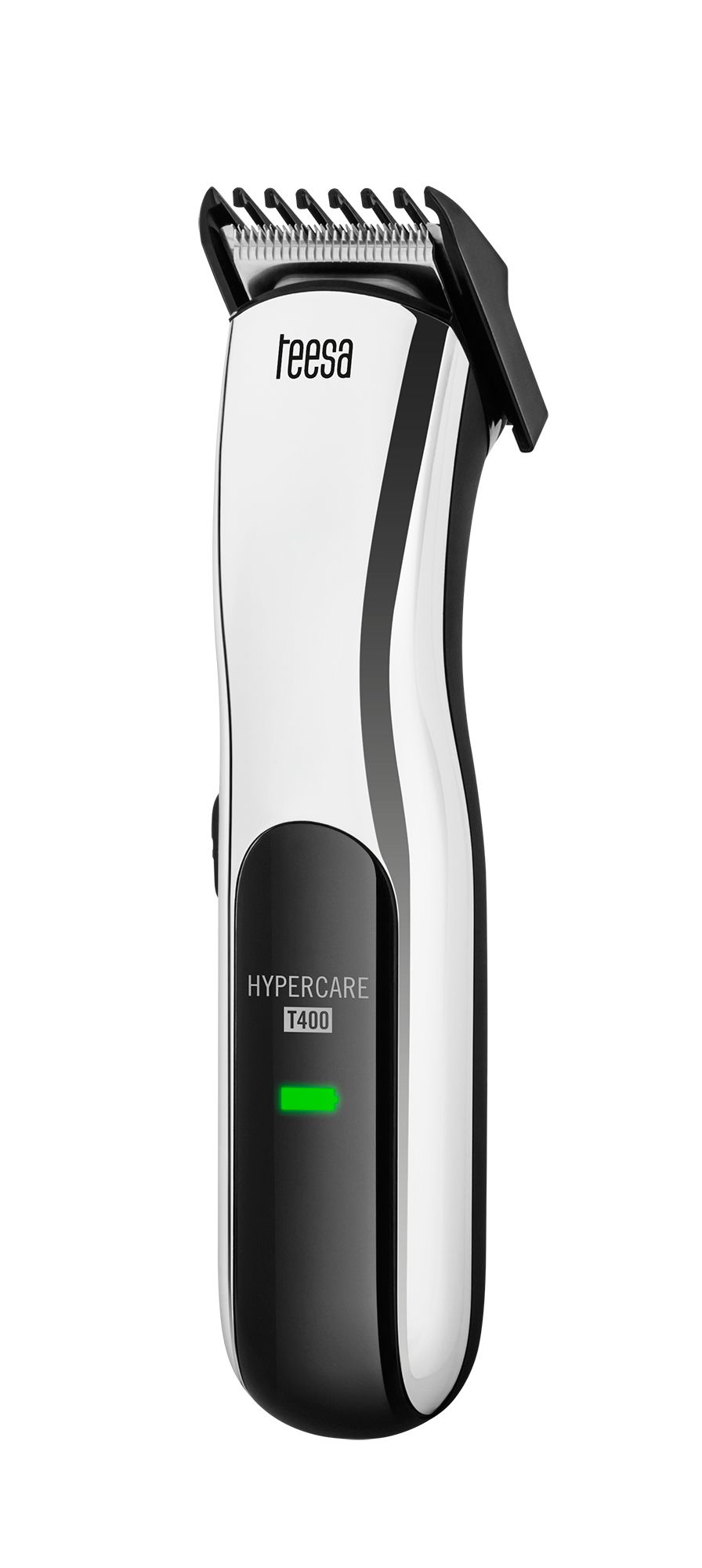 Teesa T400 - Baard- en Haartrimmer - Zwart/Wit - Draadloos