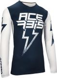 Acerbis X-Flex Blizzard Blauw Wit Cross Jersey - Maat XL