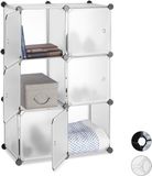 Merkloos Vakkenkast - Transparant - 97,5 x 66 x 32 cm