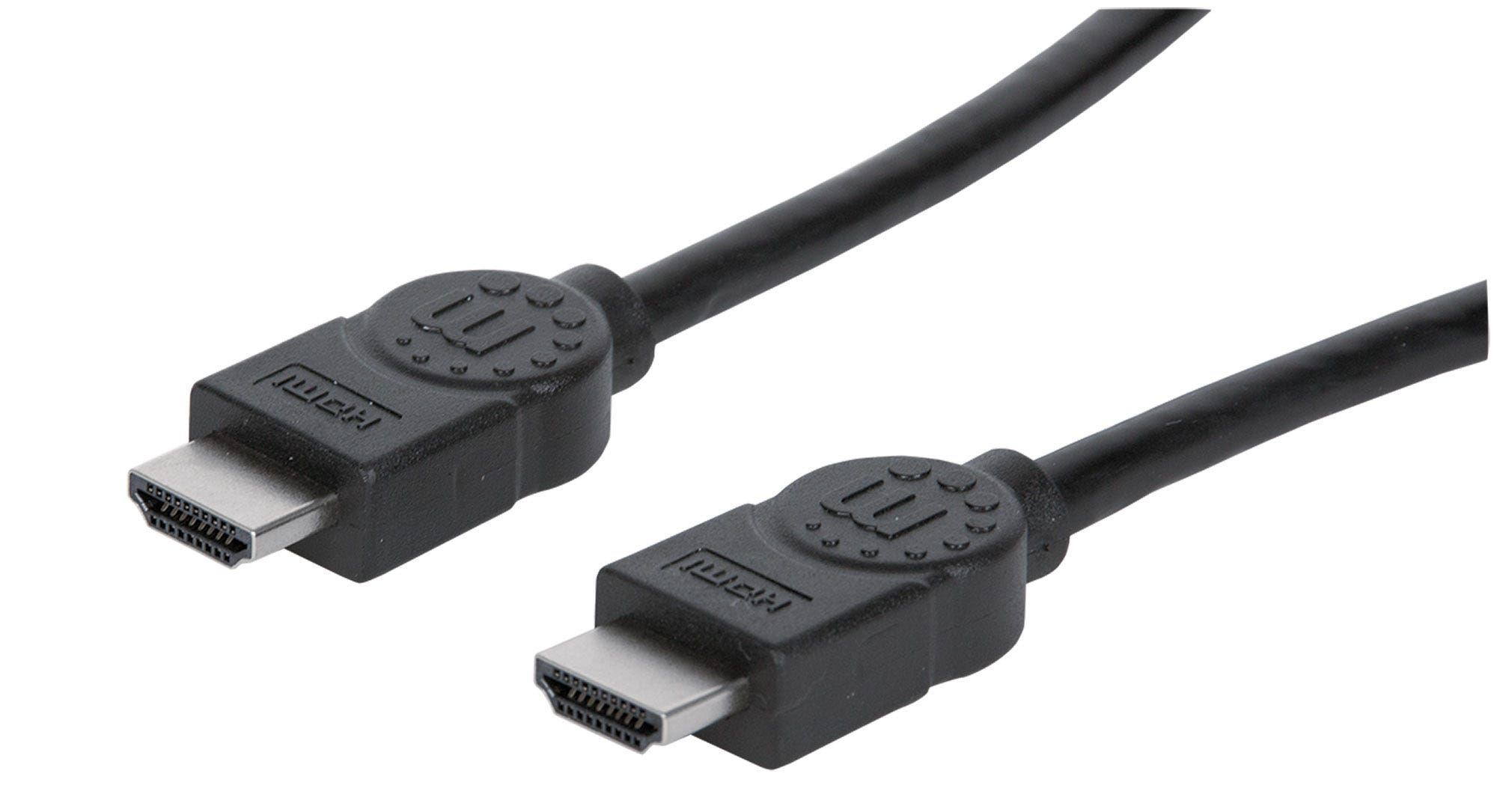 MANHATTAN HDMI Cable with Ethernet - 2m - 4K - Male to Male