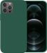 Ceezs telefoonhoesje geschikt voor Apple iPhone 12 / 12 Pro hoesje - silicone backcover - optimale bescherming - groen