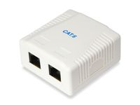Equip 235214 contactdoos RJ-45 Wit Cat.6