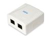 Equip 235214 contactdoos RJ-45 Wit Cat.6