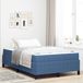 Maison Exclusive - Lit cadre avec matelas bleu 120 x 200 cm tissu