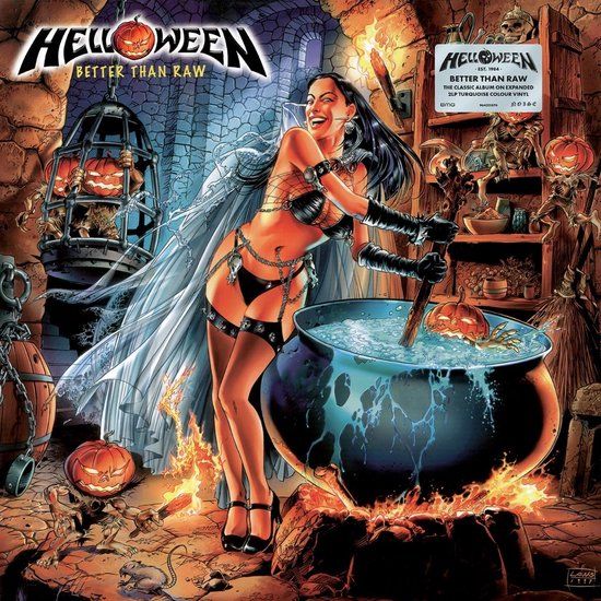 Better Helloween Better Than Raw (2 LP) (Turquoise Vinyl) (Limited Edition)