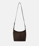 Liebeskind Berlin - Dames - Handige crossbodytas van zacht suède, mokka