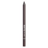 GOSH Matte eyeliner in klassiek bruin, romige zachte textuur voor eenvoudig aanbrengen | hoge dekking, ideaal voor smokey eyes | perfect voor mascara | veganistisch & parfumvrij I 005 mole