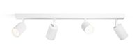 Philips Hue Philips Wyatt Plafond-/Wandspot Wit Metaal GU10 4x