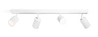 Philips Hue Philips Wyatt Plafond-/Wandspot Wit Metaal GU10 4x