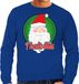 Bellatio Decorations Shoppartners Bv Foute Kersttrui / sweater - I hate this - blauw voor heren - kerstkleding / kerst outfit XXL