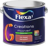 FLEXA Creations Muurverf - Extra Mat - Vol Appel - 2,5 liter