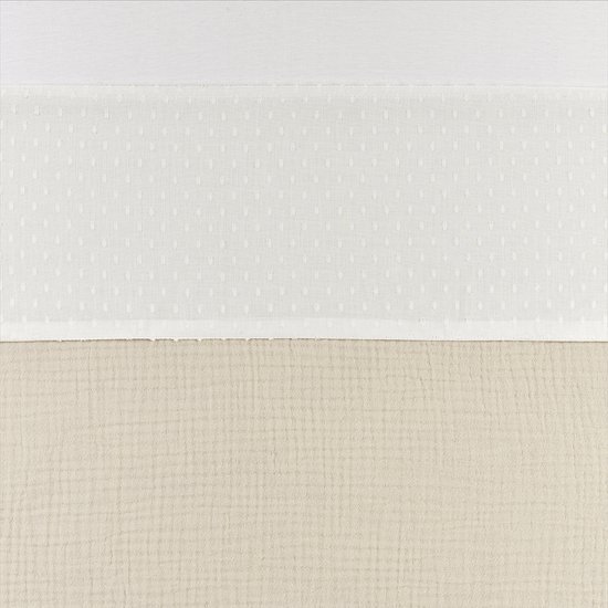 Meyco Baby Plume wieglaken - offwhite - 75x100cm