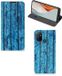 B2Ctelecom OnePlus Nord N100 Book Wallet Case Wood Blue