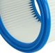 vhbw filtre plissé compatible avec Makita VC3011L, VC2512L, VC3012M, VC3511L, VC2012L, VC2010L, VYS 25, VC2511, VC3012L aspirateurs - filtre cartouche bleu blanc