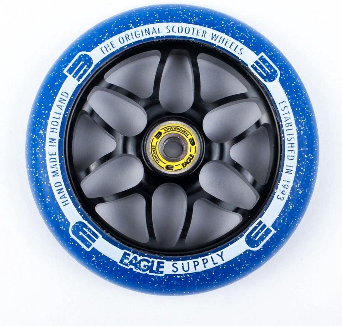 Eagle Supply Wheel 120mm Black Blue - Aluminium - 8719124202123