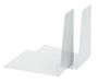 ALCO-Albert Boekensteunen wigvormig metaal wit, 2 stuks | 12 x 14 x 14,5 cm
