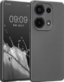kwmobile metallic telefoonhoesje van TPU - geschikt voor Xiaomi Redmi Note 13 Pro 4G - Flexible case voor smartphone - In metallic grijs