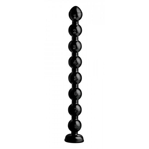 Hosed Beaded Thick Anal Snake Anaaldildo - 19 inch