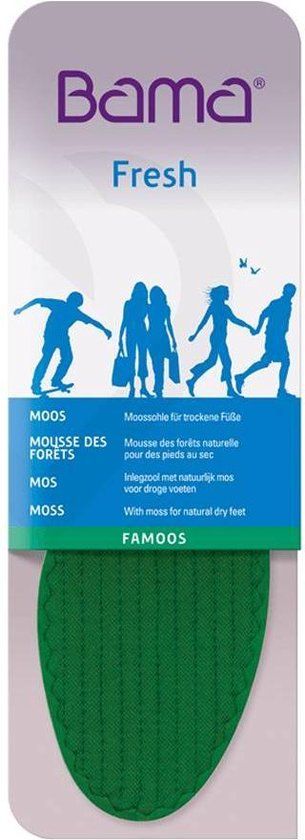 Bama Famoos inlegzool - Maat 45 - Unisex - Polyester - Groen