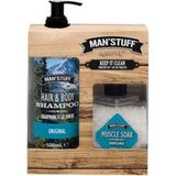Man'stuff Keep It Clean Toiletry Set Men's Gift, Gstoman002