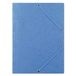Donau 8643080-23PL Premium Hoekspanner-map A4 van sterk Colorspan-karton/karton Presspan wasgecoat met 2 elastieken blauw