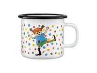 Muurla Mug en émail Pippi 2,5 dl Hoppsansa