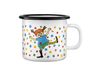 Muurla Mug en émail Pippi 2,5 dl Hoppsansa