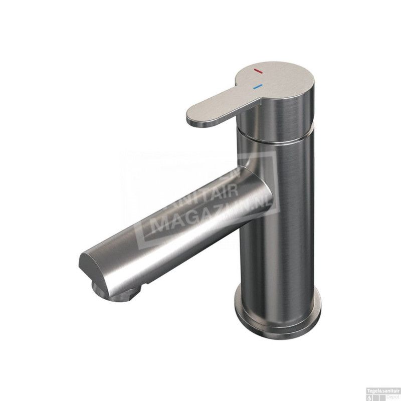 Brauer Wastafelmengkraan Opbouw Eenhendel HD4 PVD-Coating Energiebesparend Geborsteld Nikkel