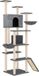 vidaXL Kattenmeubel met sisal krabpalen 191 cm donkergrijs