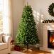 vidaXL Sapin de Noël artificiel 120 cm PVC et bois de pin massif Vert