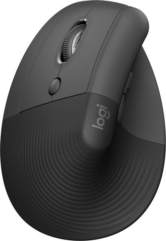 Logitech Lift - Verticale ergonomische muis - Linkshandig - Zwart