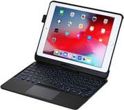 Urban Factory, Hoesje geschikt voor iPad 10.2 inch (7G/8G/9G) - 2-in-1 met Bluetooth Toetsenbord, Zwart