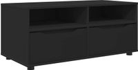 vidaXL TV-kast 100 x 48 x 43 cm Zwart Bewerkt Hout