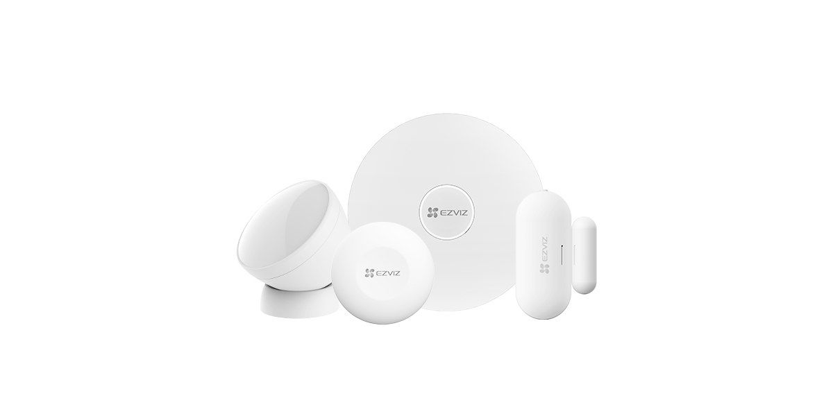 EZVIZ Home Sensor Kit - Smart Home Security System - ZigBee/Wi-Fi - White