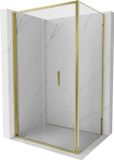 Mexen Exo cabine de douche pliable 90 x 110 cm, transparent, or