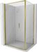 Mexen Exo cabine de douche pliable 90 x 110 cm, transparent, or