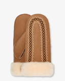 UGG Atherson Embroidered Mitten Chestnut