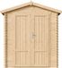 Timbela M320F1 - Abri de jardin en bois - 2,82 m² - 186x196xH218 cm - sans plancher
