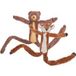 Beeztees Peluche Jouet pour chien Ours avec corde Marron 100 x 14 x 12 cm