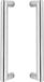 Intersteel Deurgrepen per paar recht-90° 630x80x30 HoH 600 rvs