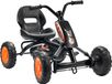 Go-kart à pédales pour enfants - Voiture sans permis - Dimensions 84x54x56 cm - Convient jusqu'à 30 kg - Âge 2–5 ans - Plastique - Quadricycle - Noir