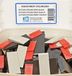 GB Assortiment doos met kunststof stelwiggen 20x Rood, 20x Grijs en 20x Zwart